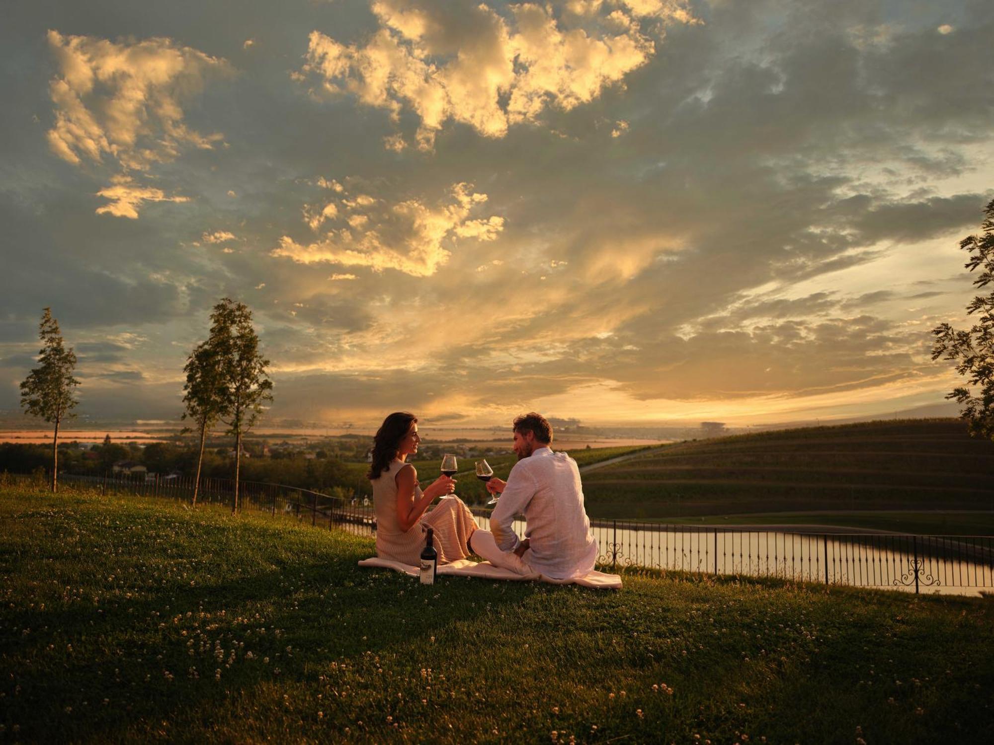 Casa Timis - Wellness & Spa Resort Chiţorani エクステリア 写真 Sunset at the River of Ponds